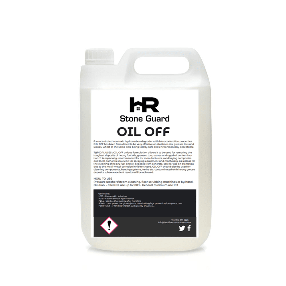 HR Oil Off The best oil remobver for driveways and patios.