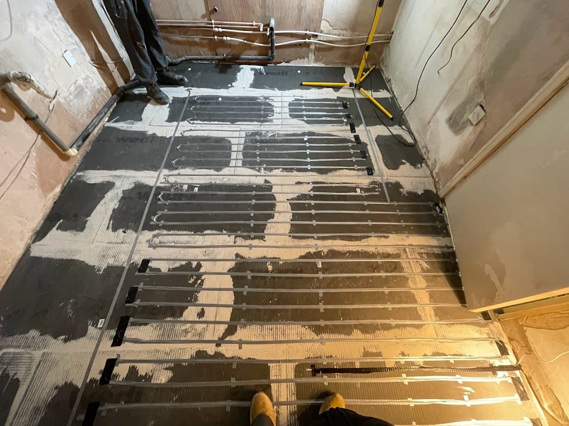 Underfloor Heating System installation