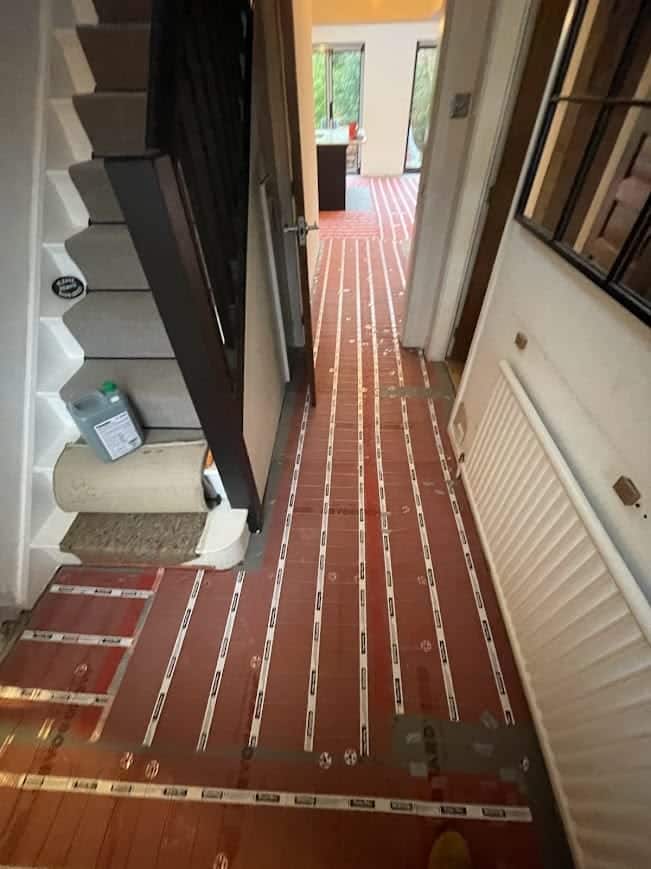 underfloor Heating hallway underfloor Heating installer Manchester for kitches, hallway, bathrooms and living rooms